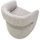 Barrow Grey Rolling Dining Chair in Taupe